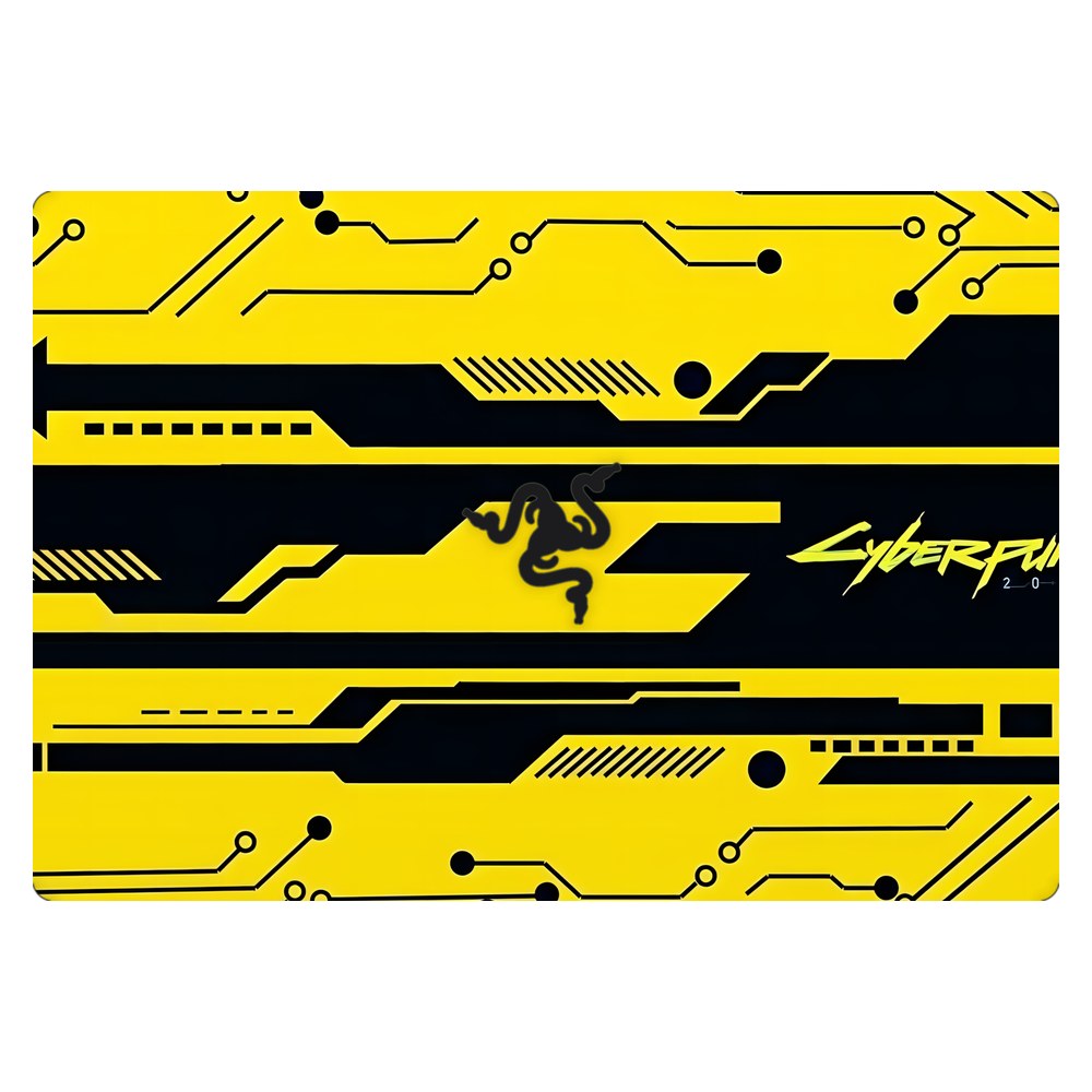 Razer Blade 15 RZ09-02705 laptop skin - Yellow Circuit