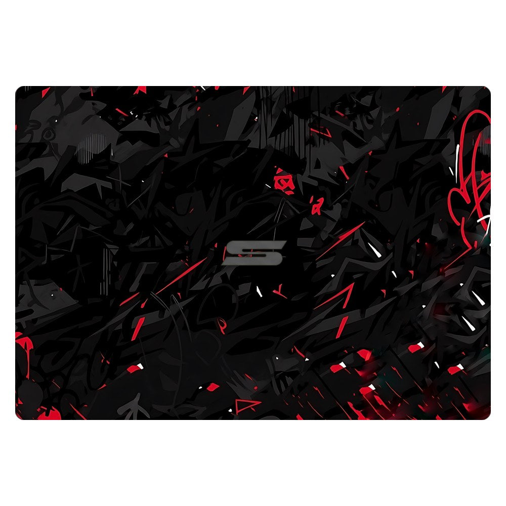 Schenker VIA 14 laptop skin - Abstract Crimson