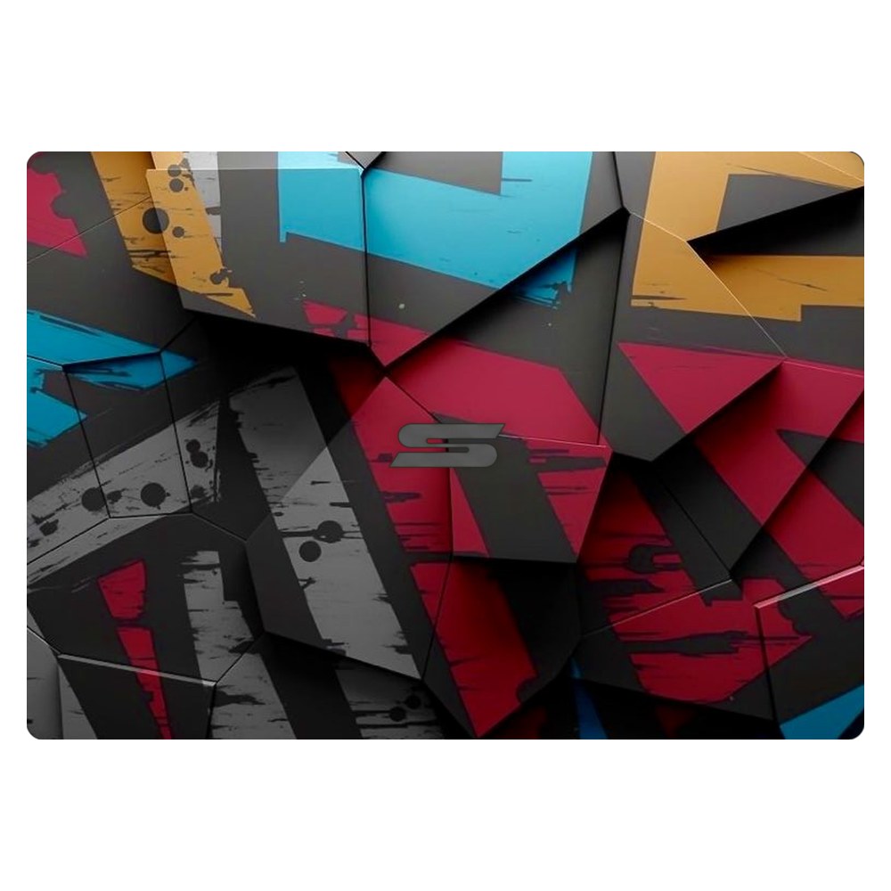 Schenker VIA 14 laptop skin - Angled Blocks