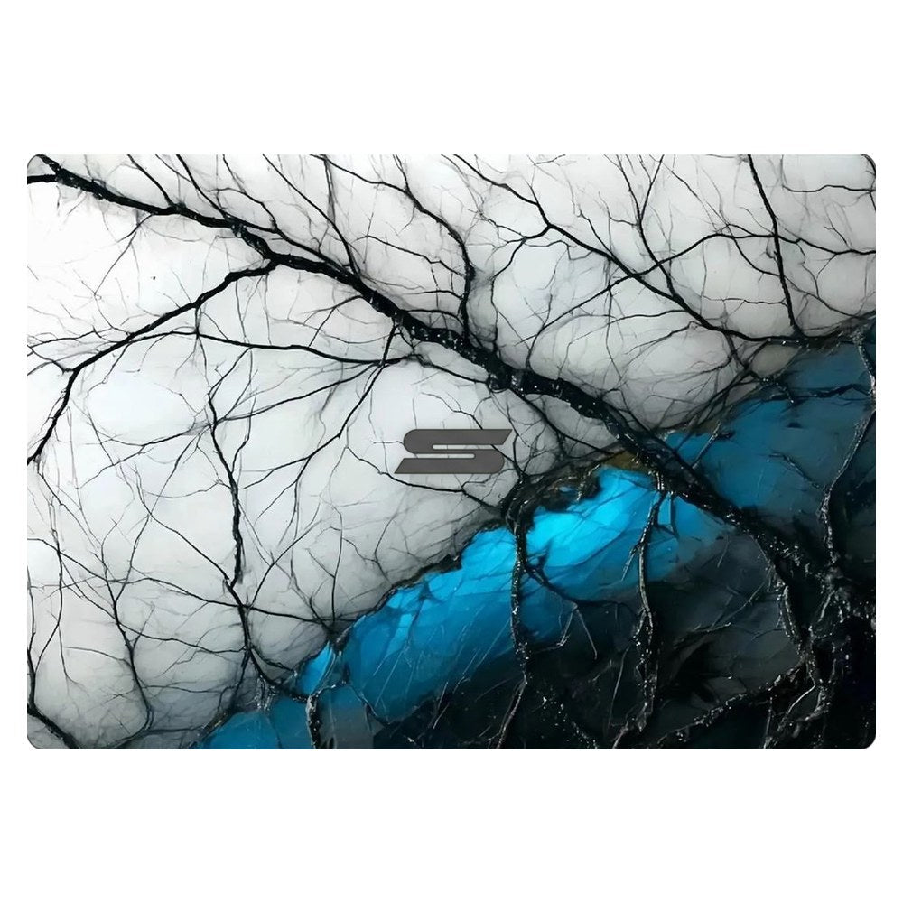 Schenker VIA 14 laptop skin - Blue Ice Fractal