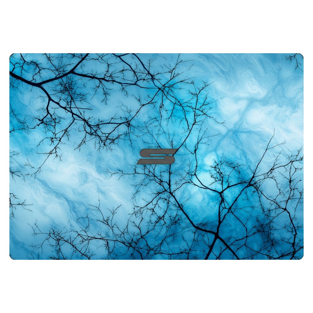 Schenker VIA 14 laptop skin - Blue Sky Branches