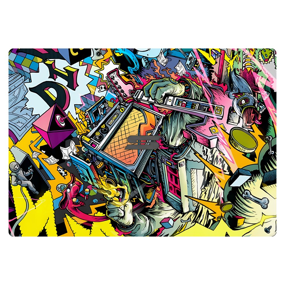 Schenker VIA 14 laptop skin - Dizzy Doodles