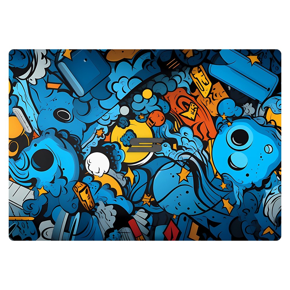 Schenker VIA 14 laptop skin - Doodle Frenzy