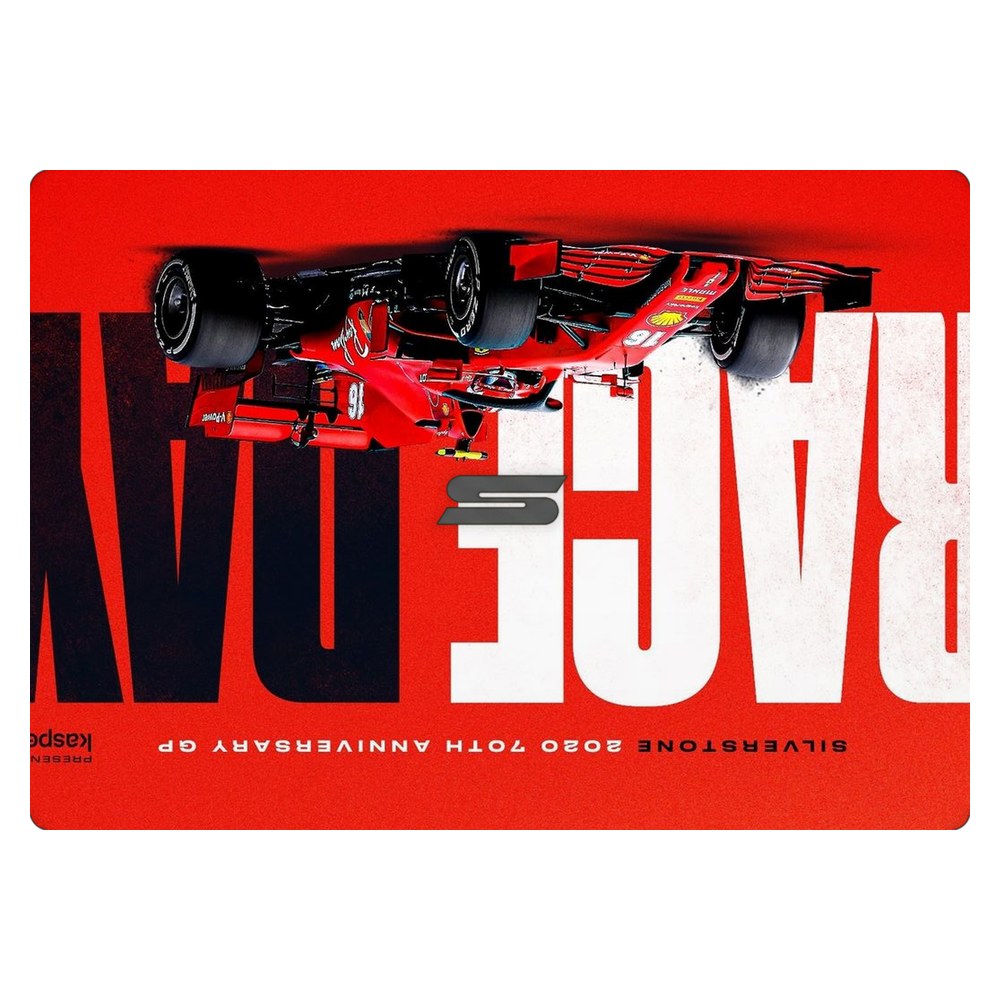 Schenker VIA 14 laptop skin - Ferrari Racing Graphic Red