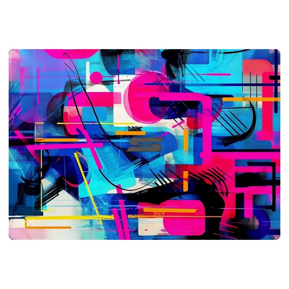 Schenker VIA 14 laptop skin - Modern Geometric Fusion