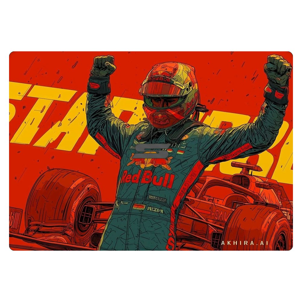 Schenker VIA 14 laptop skin - Red Bull Champion