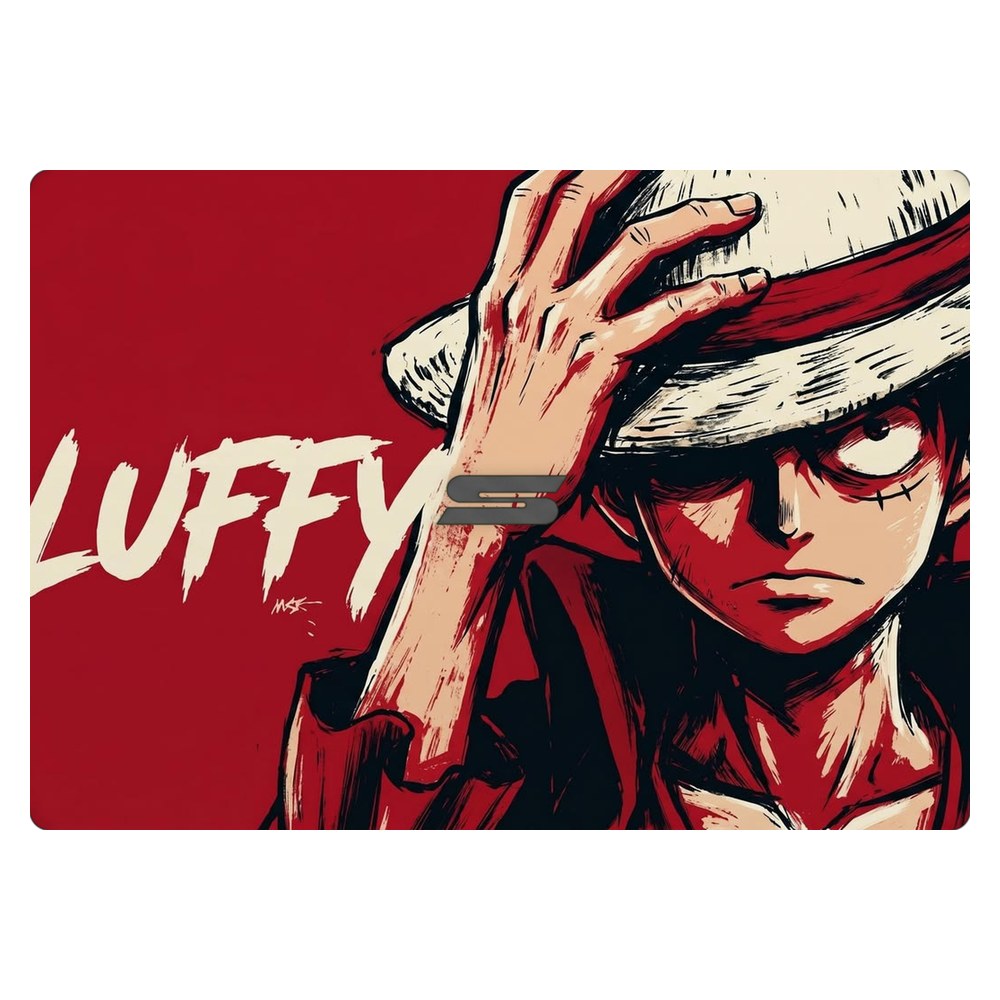 Schenker VIA 14 laptop skin - Rubber Man Red