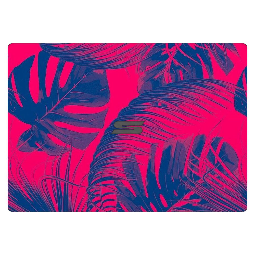 Schenker VIA 14 laptop skin - Vibrant Neon Pink Foliage