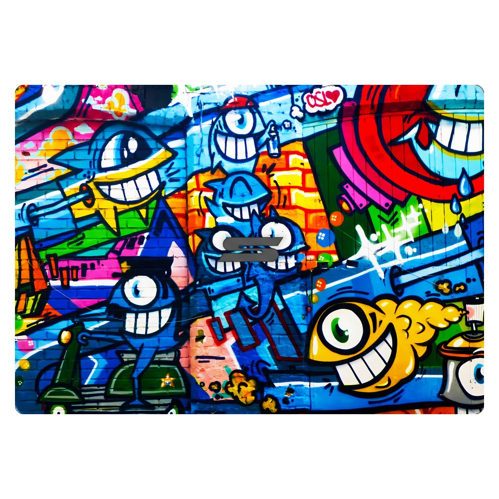 Schenker VIA 14 laptop skin - Wall Graffiti