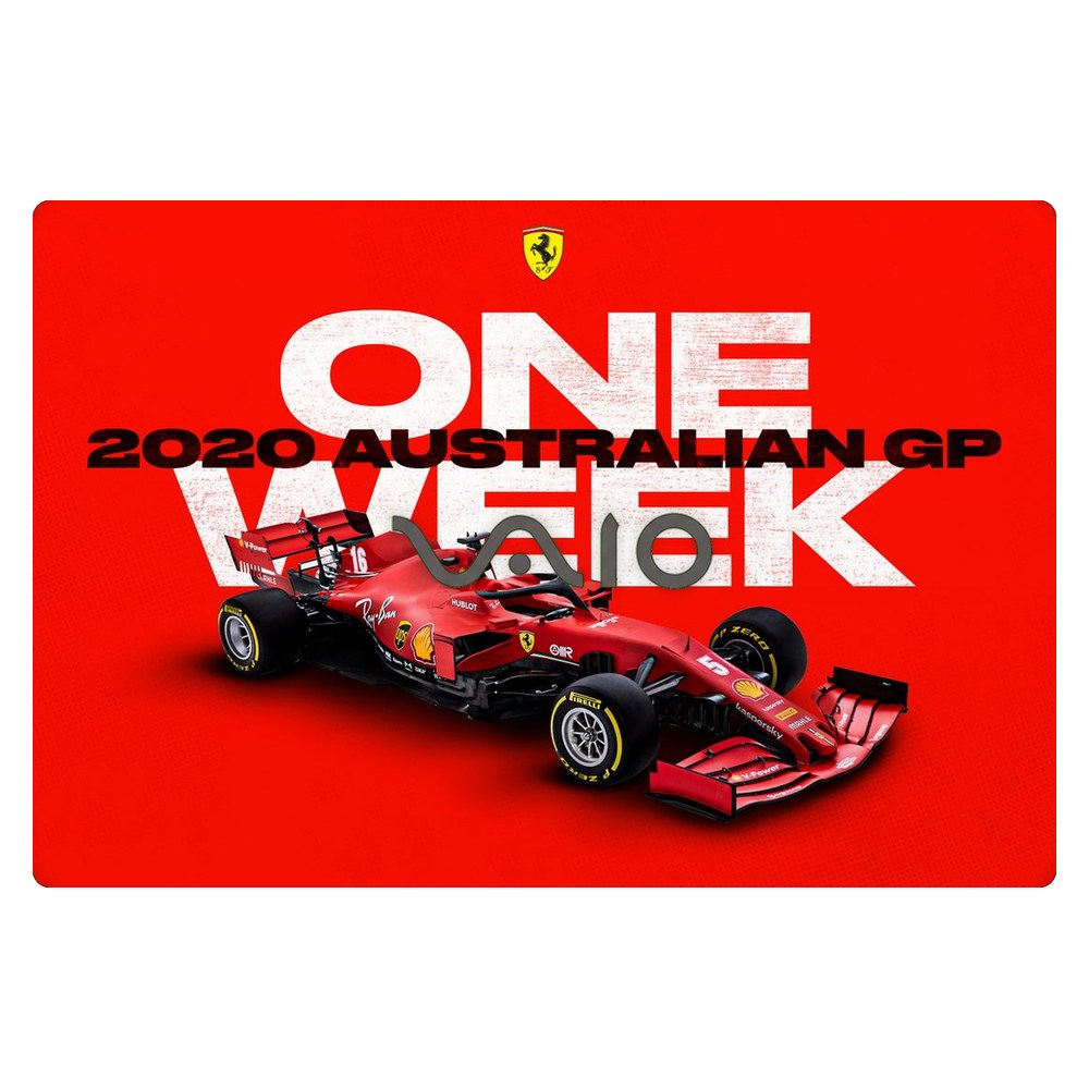 Sony VAIO VJS151 laptop skin - Melbourne GP Ferrari Countdown