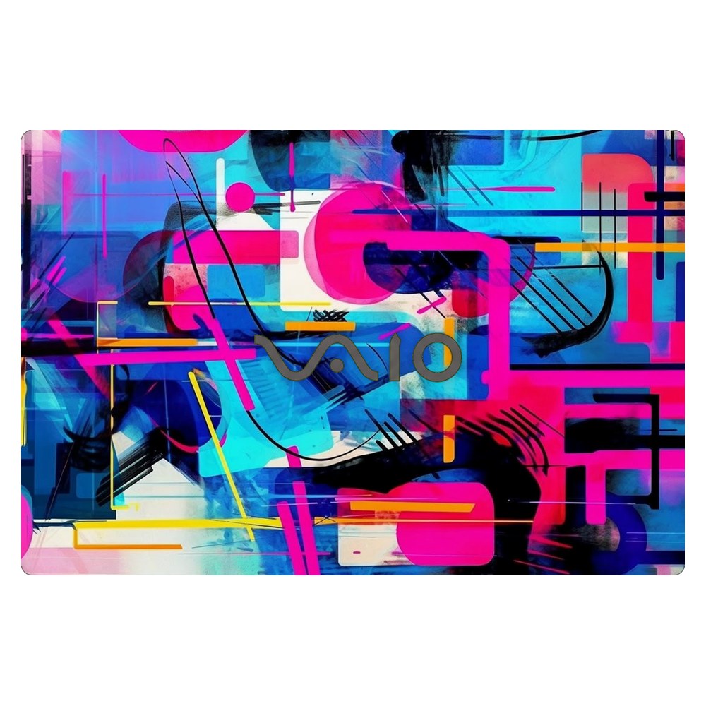 Sony VAIO SVF152 laptop skin - Modern Geometric Fusion
