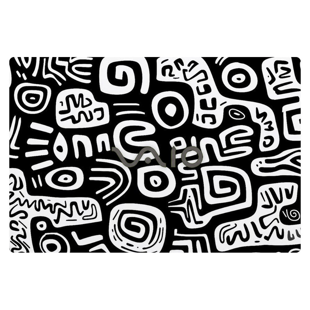 Sony VAIO SVF152 laptop skin - Monochrome Primitive Art