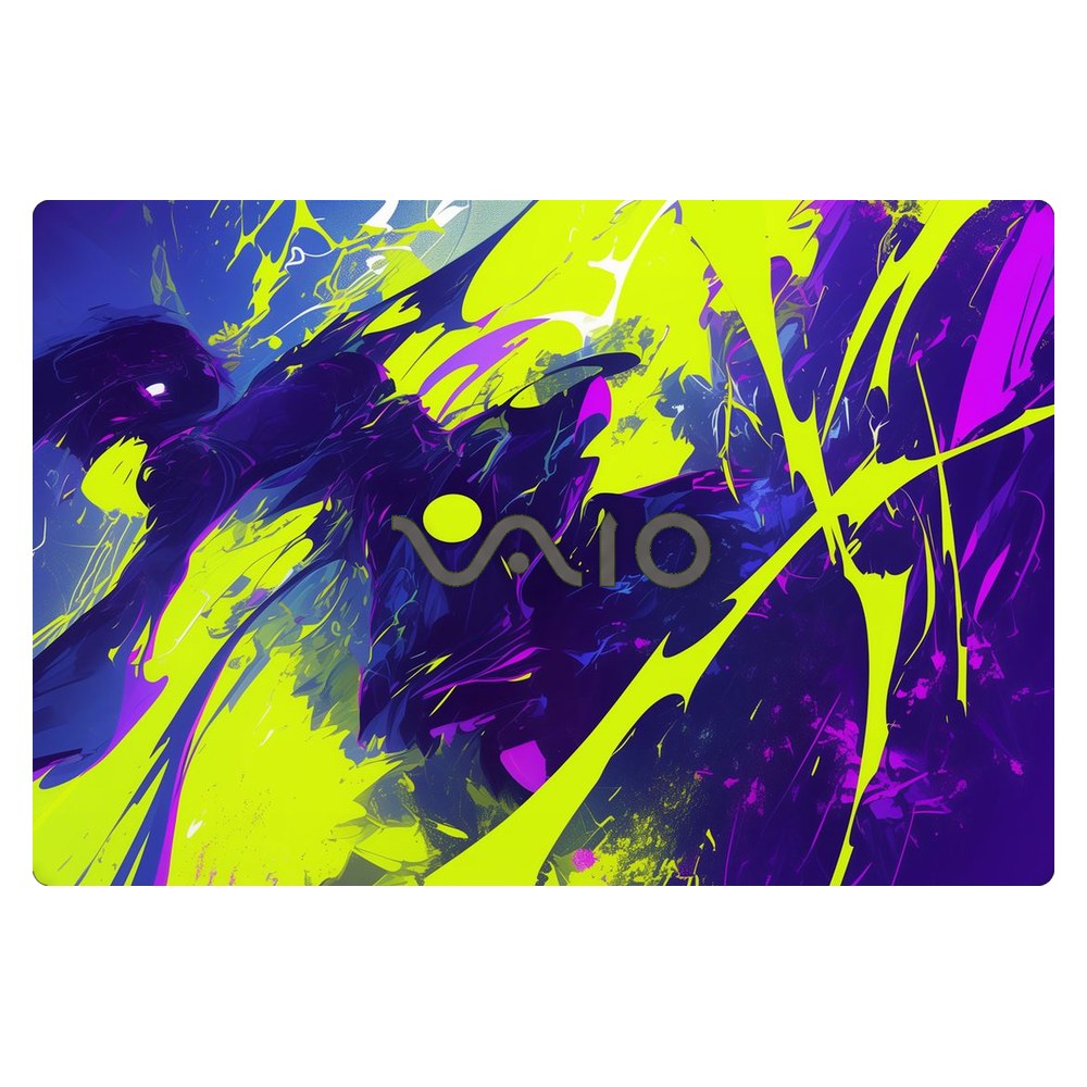 Sony VAIO SVF152 laptop skin - Neon Paint Explosion