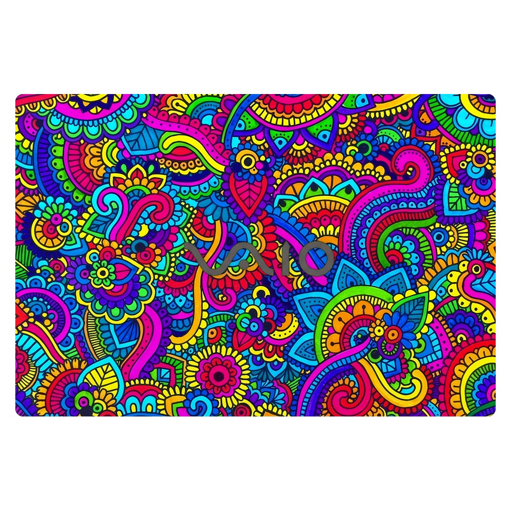 Sony VAIO SVF152 laptop skin - Neon Pulse