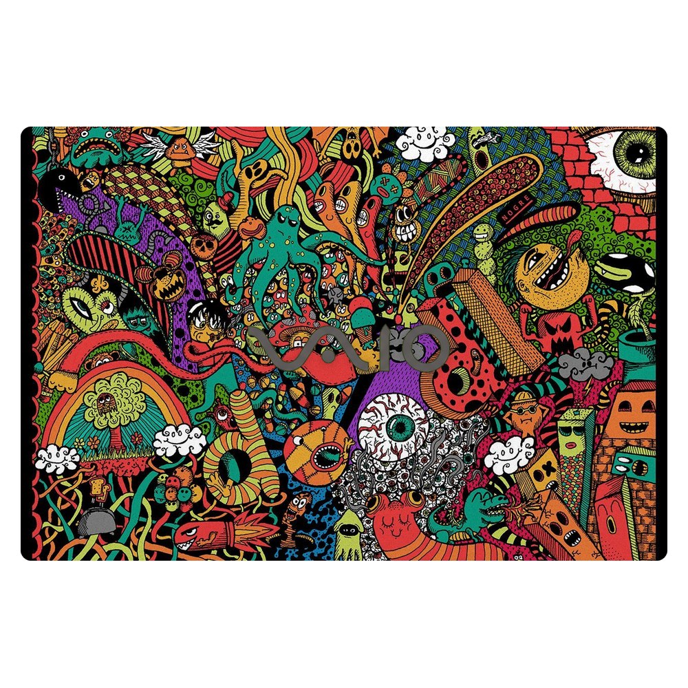 Sony VAIO SVF152 laptop skin - Nogre Doodle