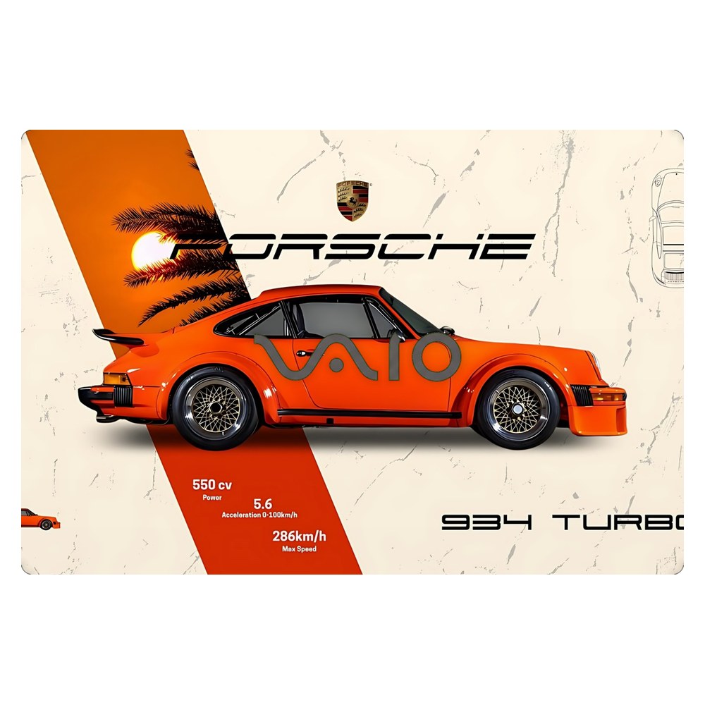 Sony VAIO VJS151 laptop skin - Porsche 934