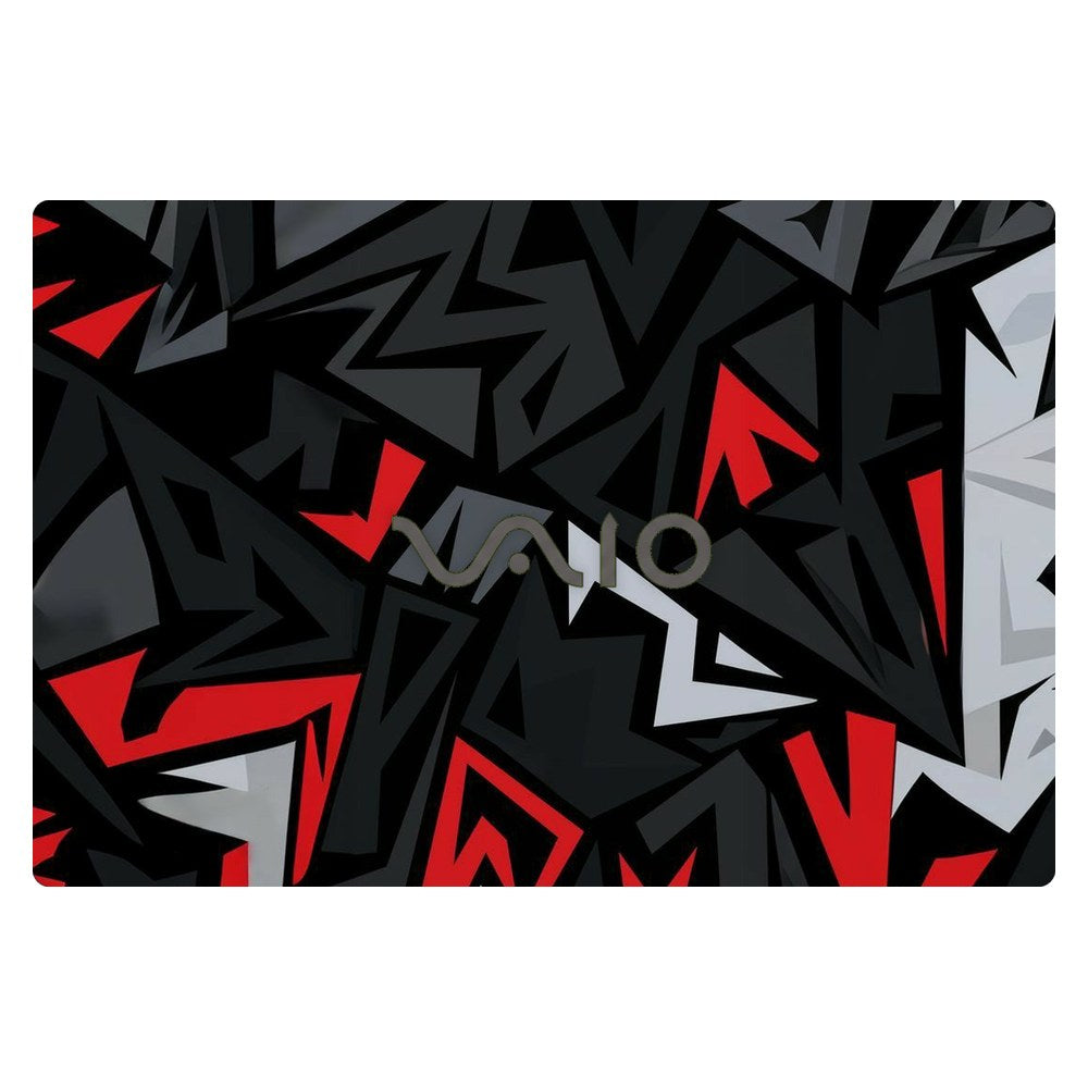 Sony VAIO SVF152 laptop skin - Red Graffiti