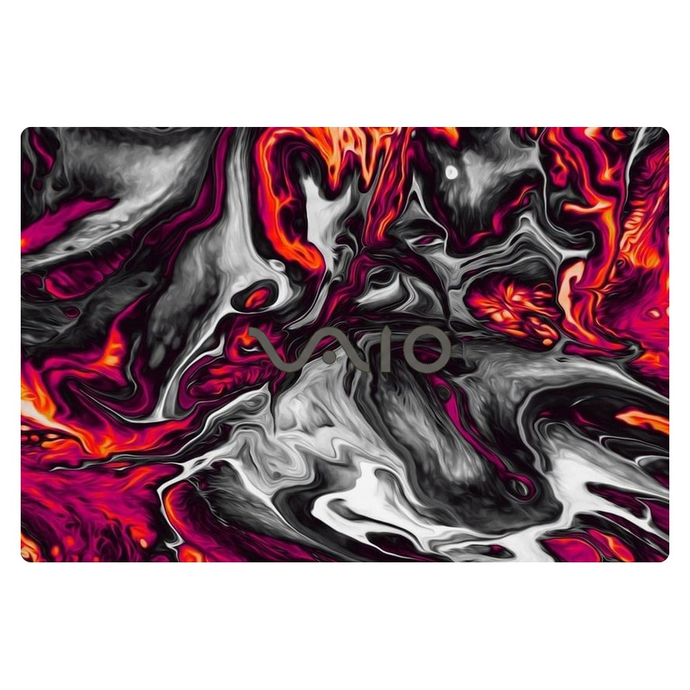 Sony VAIO SVF152 laptop skin - Red Hot Lava