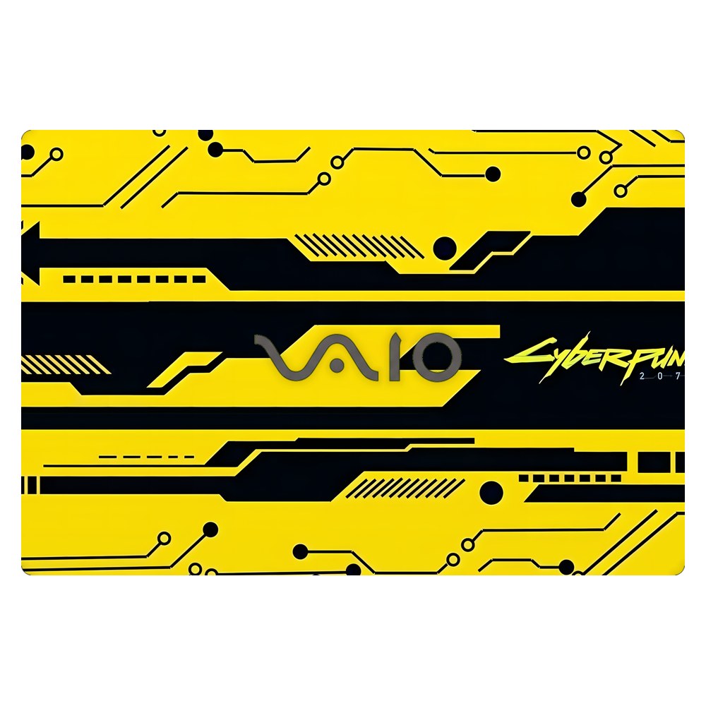 Sony VAIO SVF152 laptop skin - Yellow Circuit