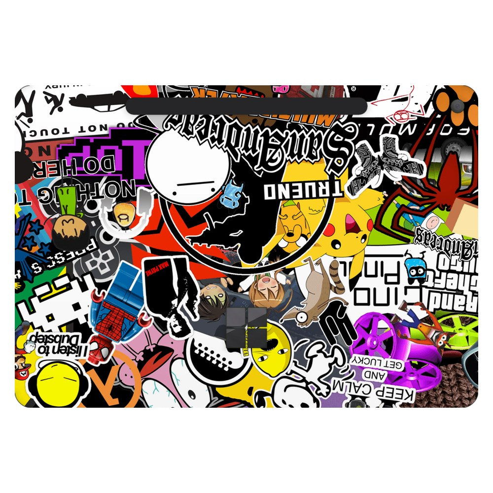 Microsoft Surface Pro 12-inch (Model 2110) laptop skin - 90s Doodle