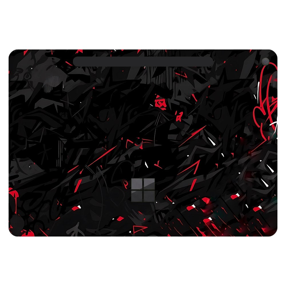 Microsoft Surface Pro 12-inch (Model 2110) laptop skin - Abstract Crimson