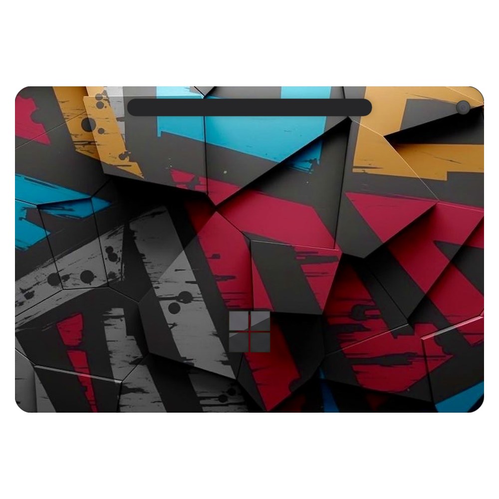 Microsoft Surface Pro 12-inch (Model 2110) laptop skin - Angled Blocks