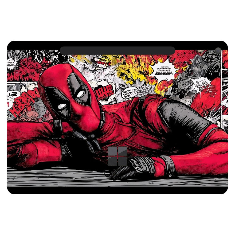 Microsoft Surface Pro 12-inch (Model 2110) laptop skin - Crimson Comic