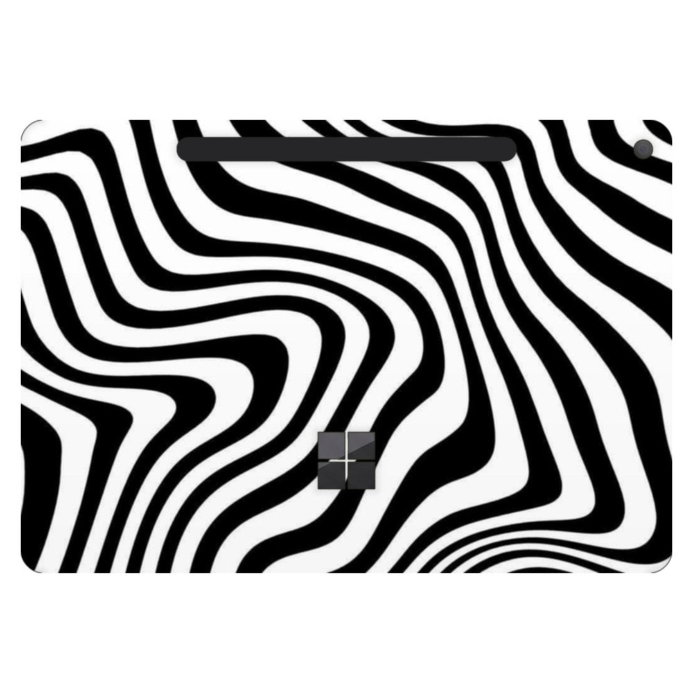 Microsoft Surface Pro 12-inch (Model 2110) laptop skin - Distorted Grid Abstract