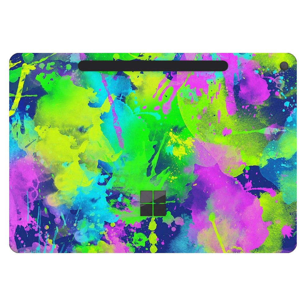 Microsoft Surface Pro 12-inch (Model 2110) laptop skin - Electric Artistic Backdrop