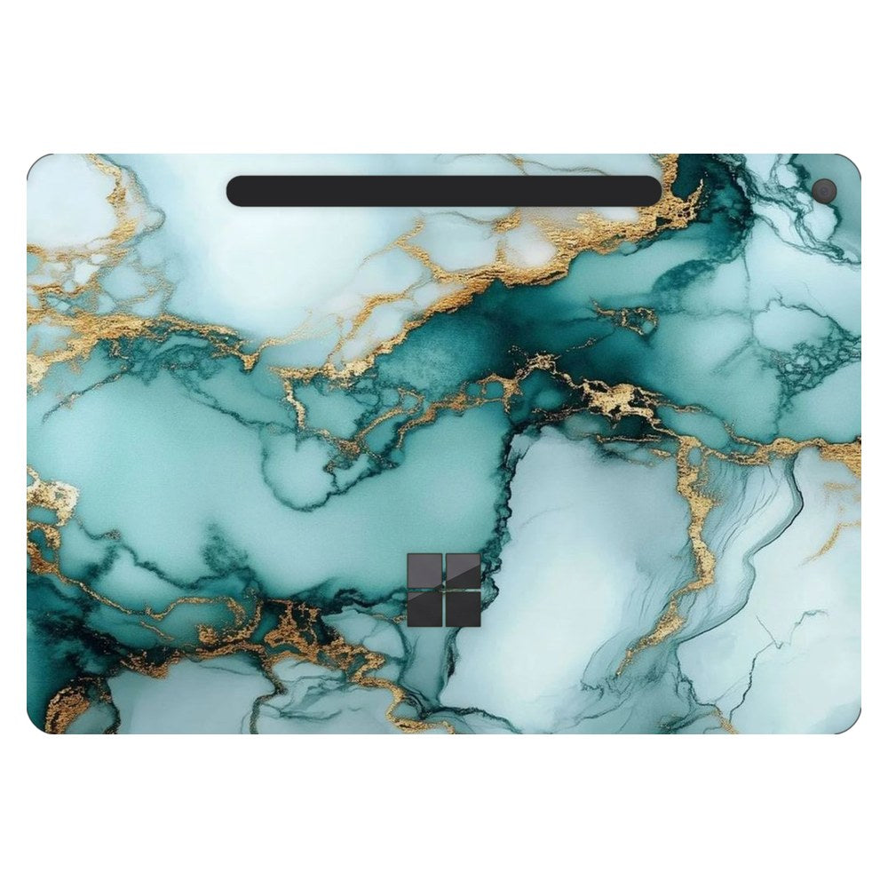Microsoft Surface Pro 12-inch (Model 2110) laptop skin - Emerald Fluid Art
