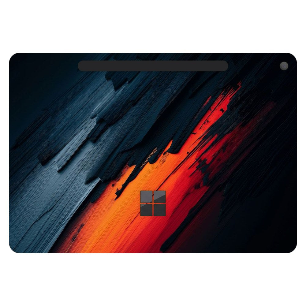 Microsoft Surface Pro 12-inch (Model 2110) laptop skin - Fire Paint Swipe