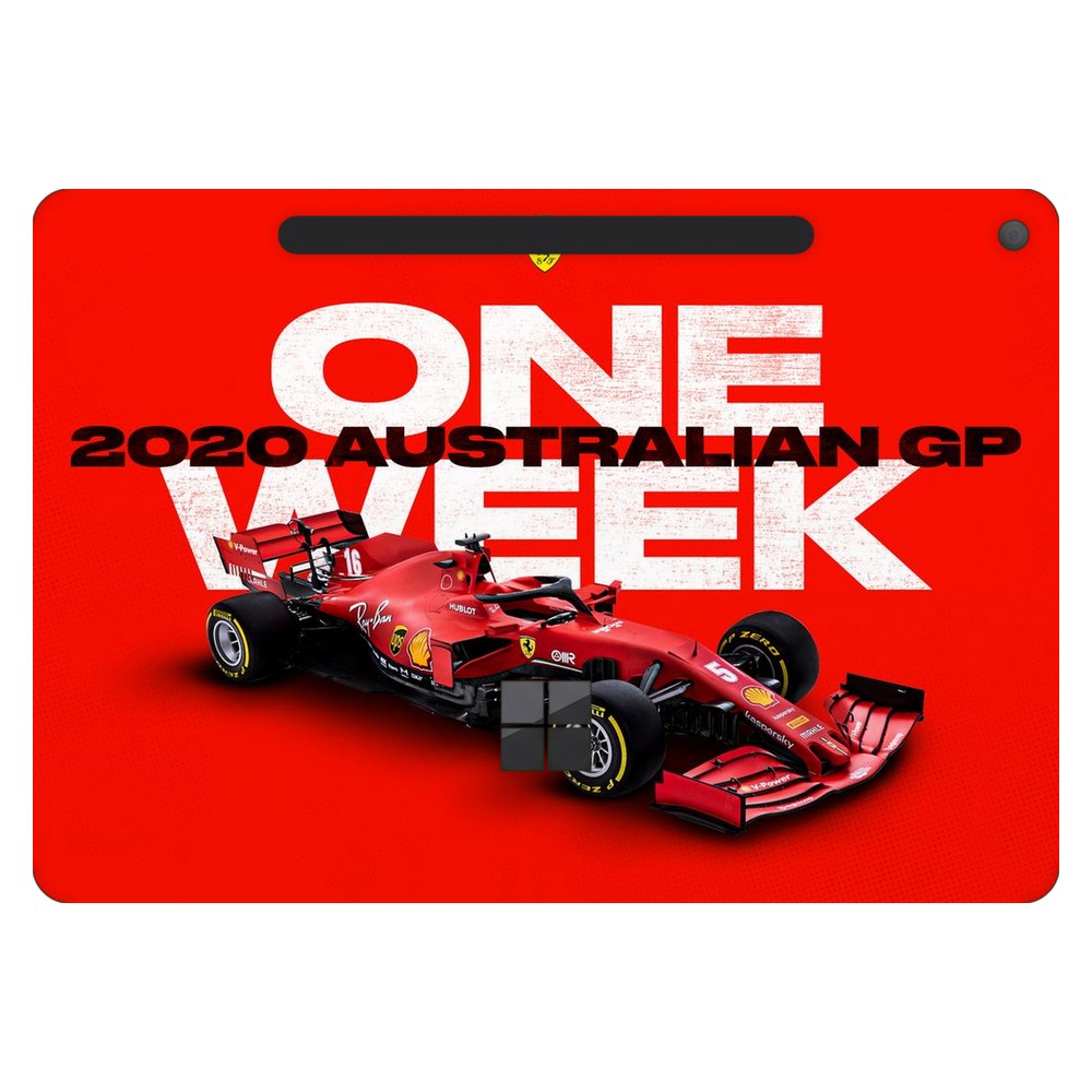 Microsoft Surface Pro 12-inch (Model 2110) laptop skin - Melbourne GP Ferrari Countdown