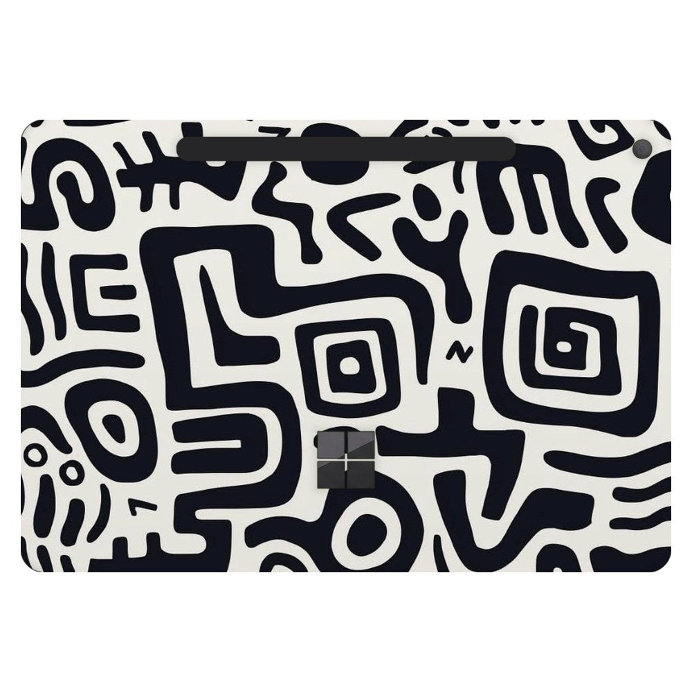 Microsoft Surface Pro 12-inch (Model 2110) laptop skin - Minimalist Tribal Elements