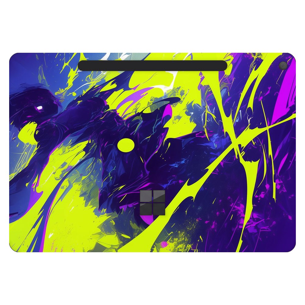 Microsoft Surface Pro 12-inch (Model 2110) laptop skin - Neon Paint Explosion