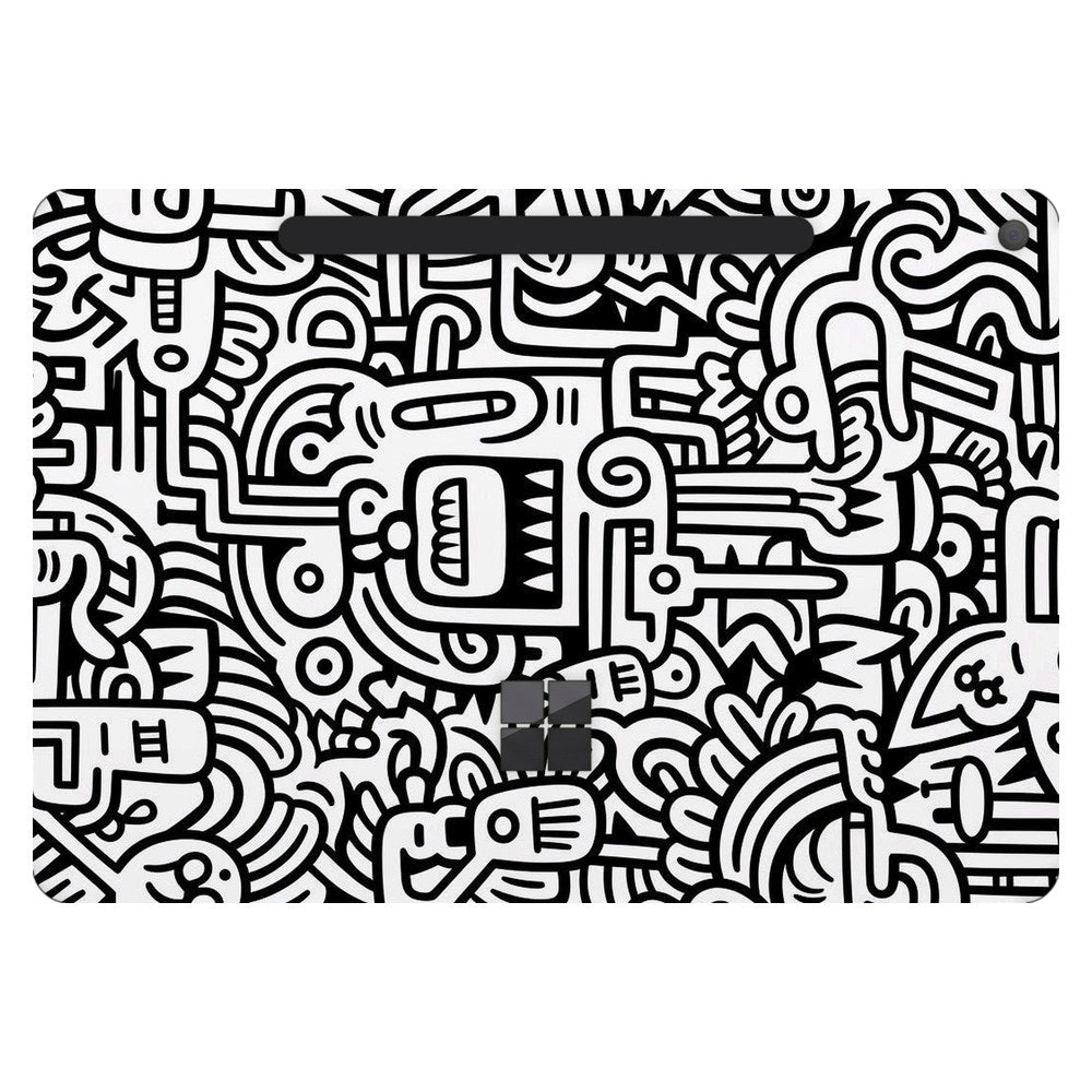 Microsoft Surface Pro 12-inch (Model 2110) laptop skin - Surreal Abstract Illustration