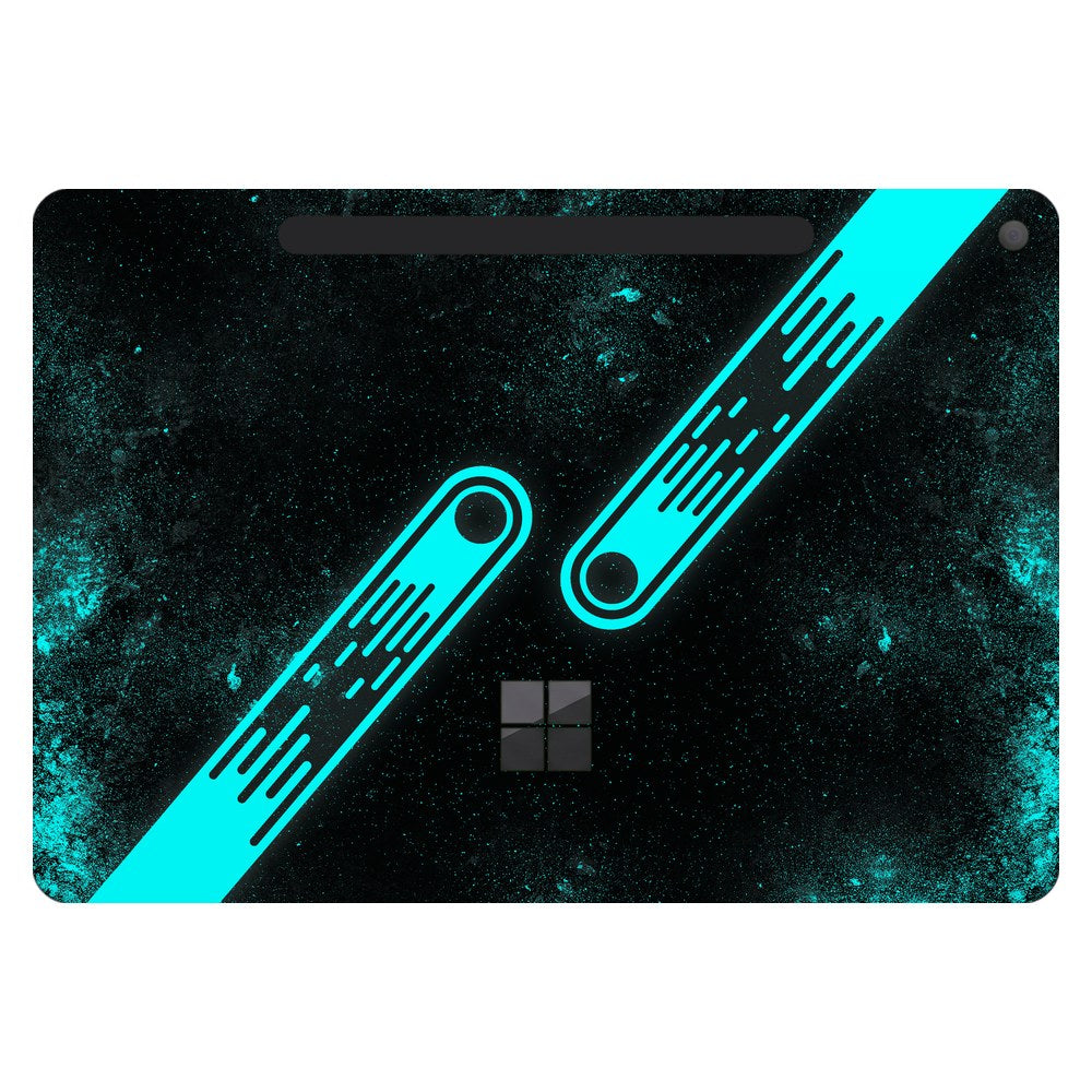 Microsoft Surface Pro 12-inch (Model 2110) laptop skin - Teal Tech