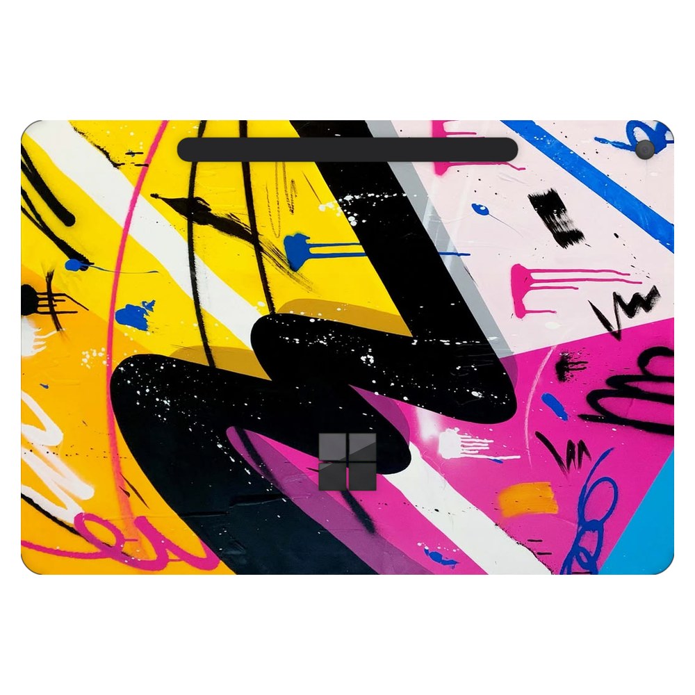 Microsoft Surface Pro 12-inch (Model 2110) laptop skin - Vibrant Abstract Splash