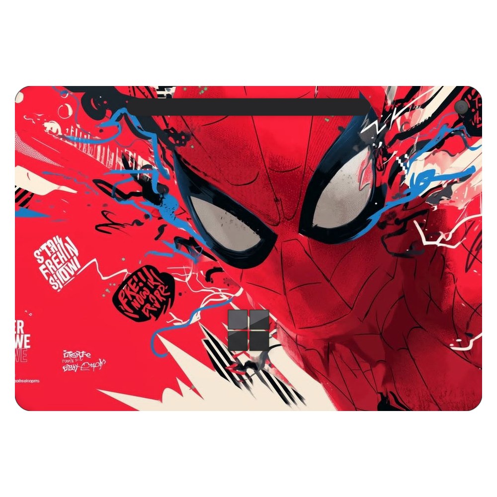Microsoft Surface Pro 12-inch (Model 2110) laptop skin - Web Slinger Graffiti
