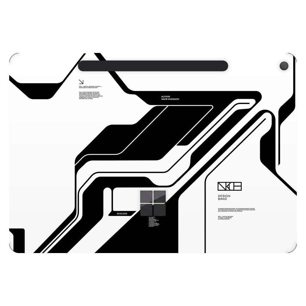 Microsoft Surface Pro 12-inch (Model 2110) laptop skin - White Cyberpunk