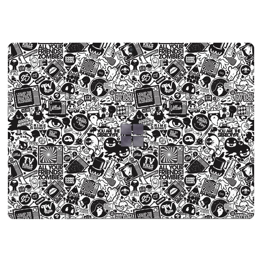 Microsoft Surface Pro 6 (Model 1796) laptop skin - All Your Friends Are Zombies