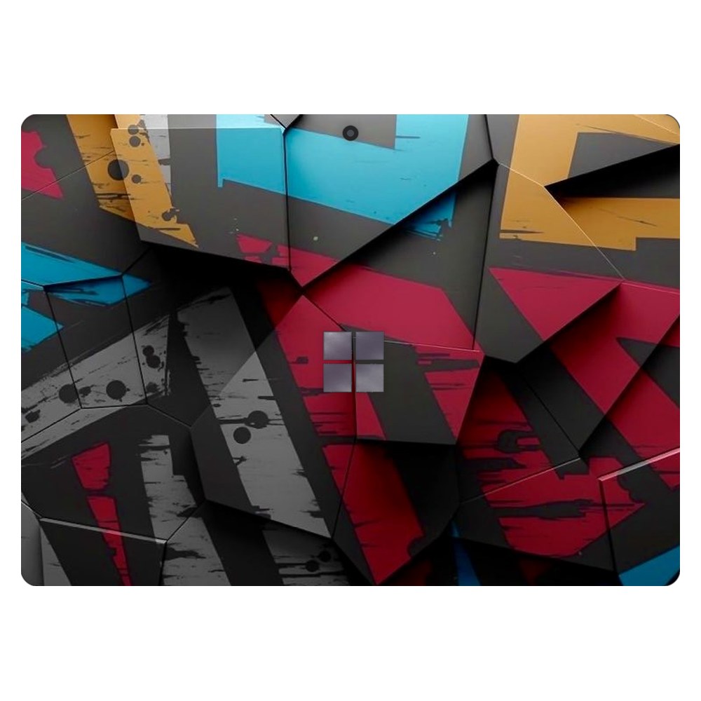 Microsoft Surface Pro 7 (Model 1866) laptop skin - Angled Blocks