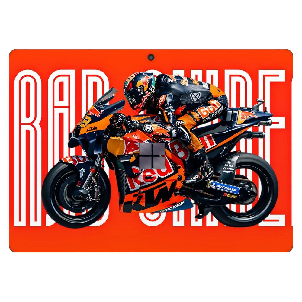 Microsoft Surface Pro X laptop skin - Binder RedBull KTM Action