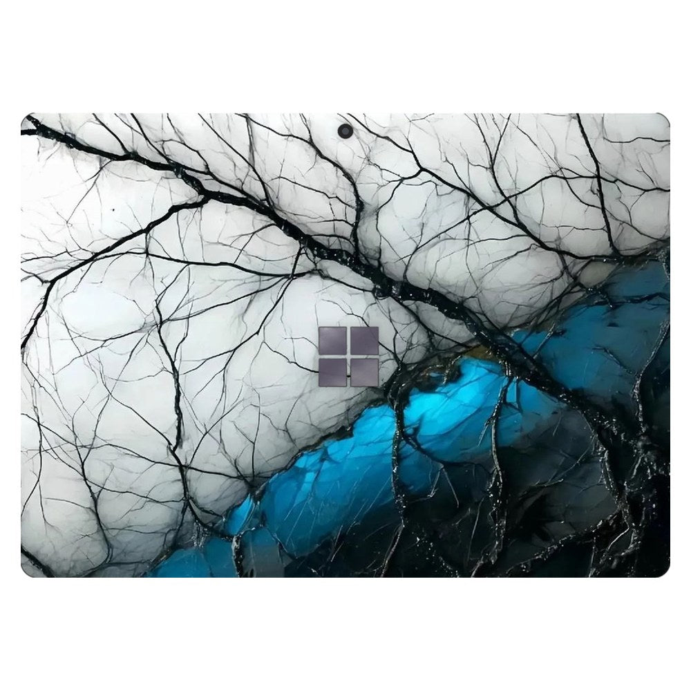 Microsoft Surface Pro 6 (Model 1796) laptop skin - Blue Ice Fractal