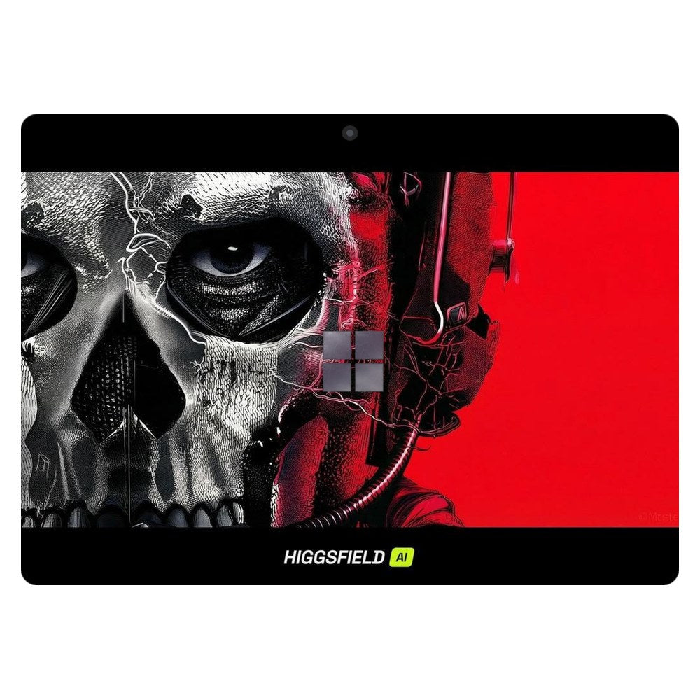 Microsoft Surface Pro X laptop skin - Crimson Warfare