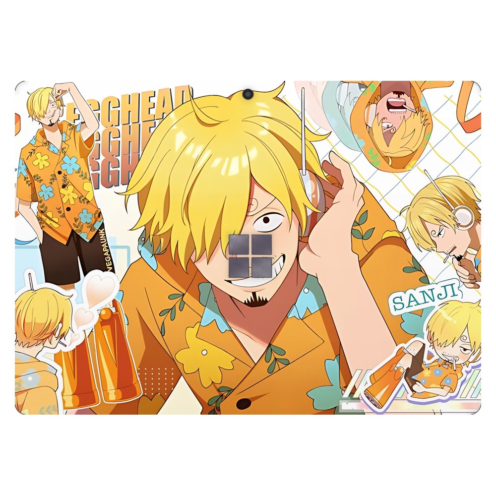 Microsoft Surface Pro 11th Edition (Model 2076) laptop skin - Cyber Summer Sanji
