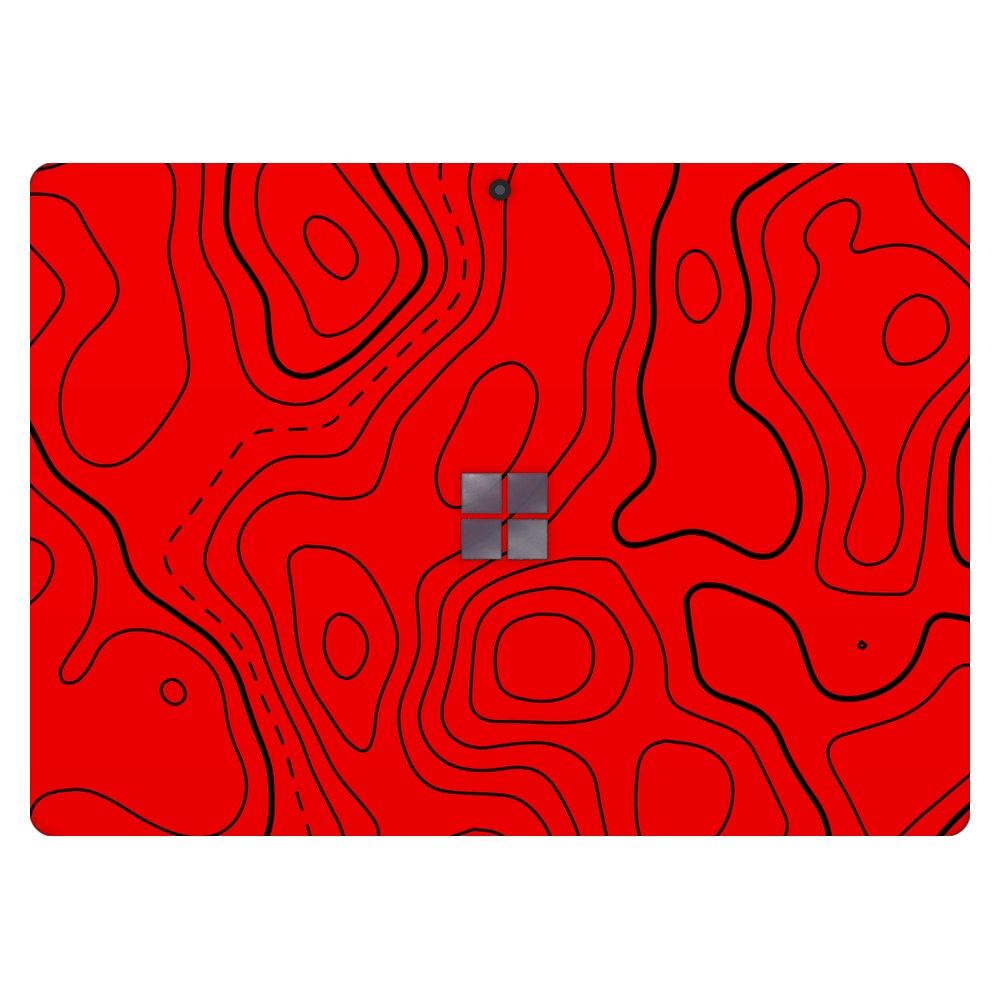 Microsoft Surface Pro 11th Edition (Model 2076) laptop skin - Damascus Red