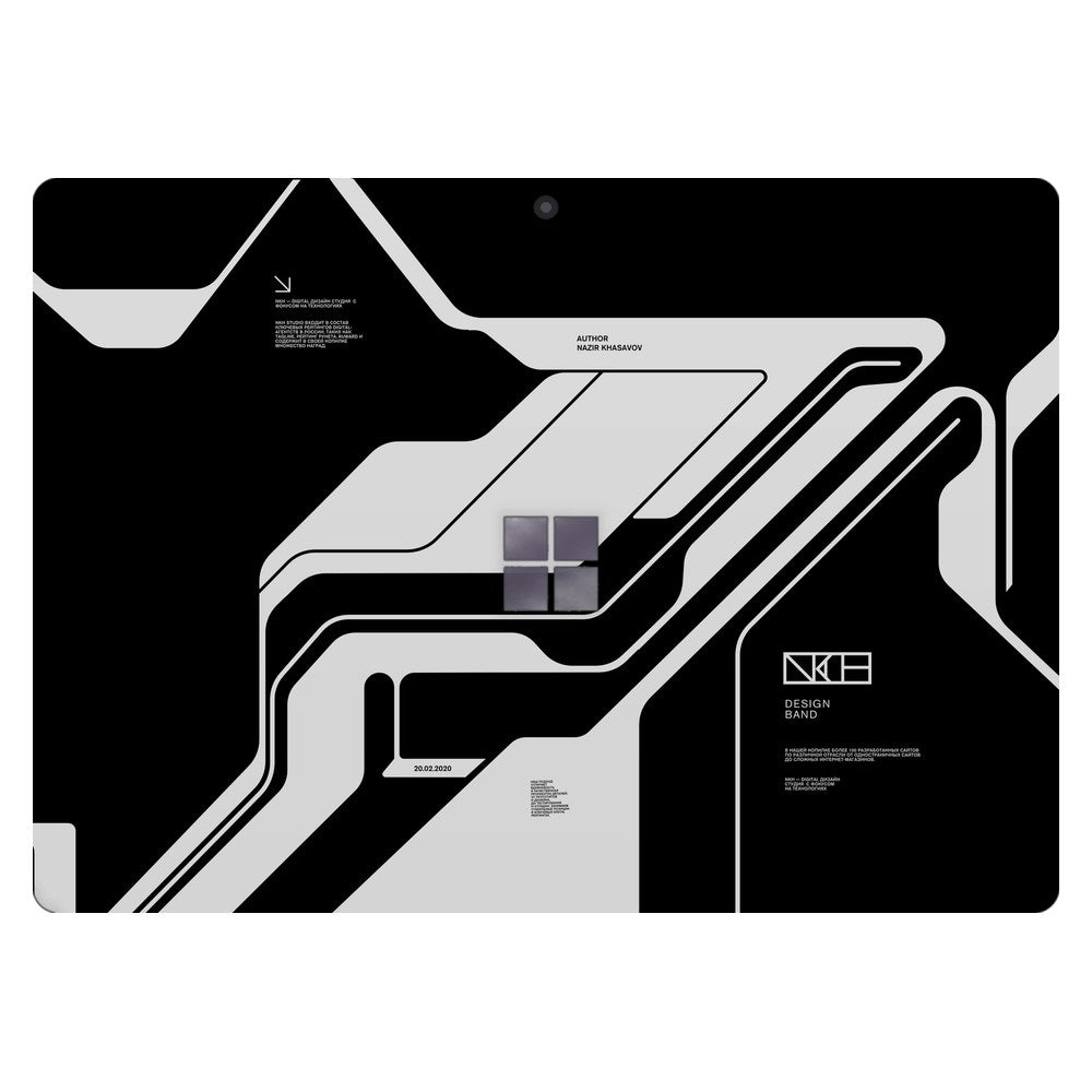 Microsoft Surface Pro X laptop skin - Dead Black