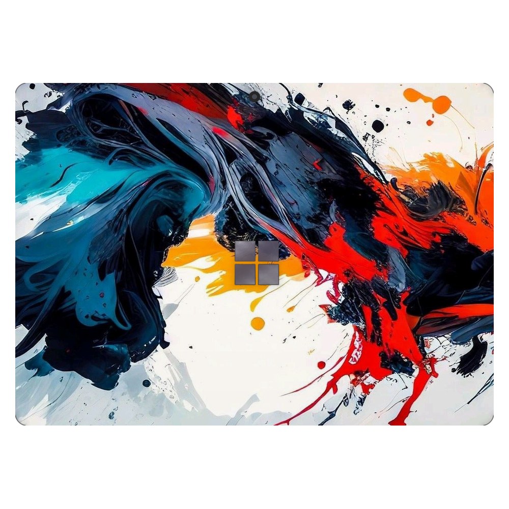 Microsoft Surface Pro X laptop skin - Dynamic Color Explosion