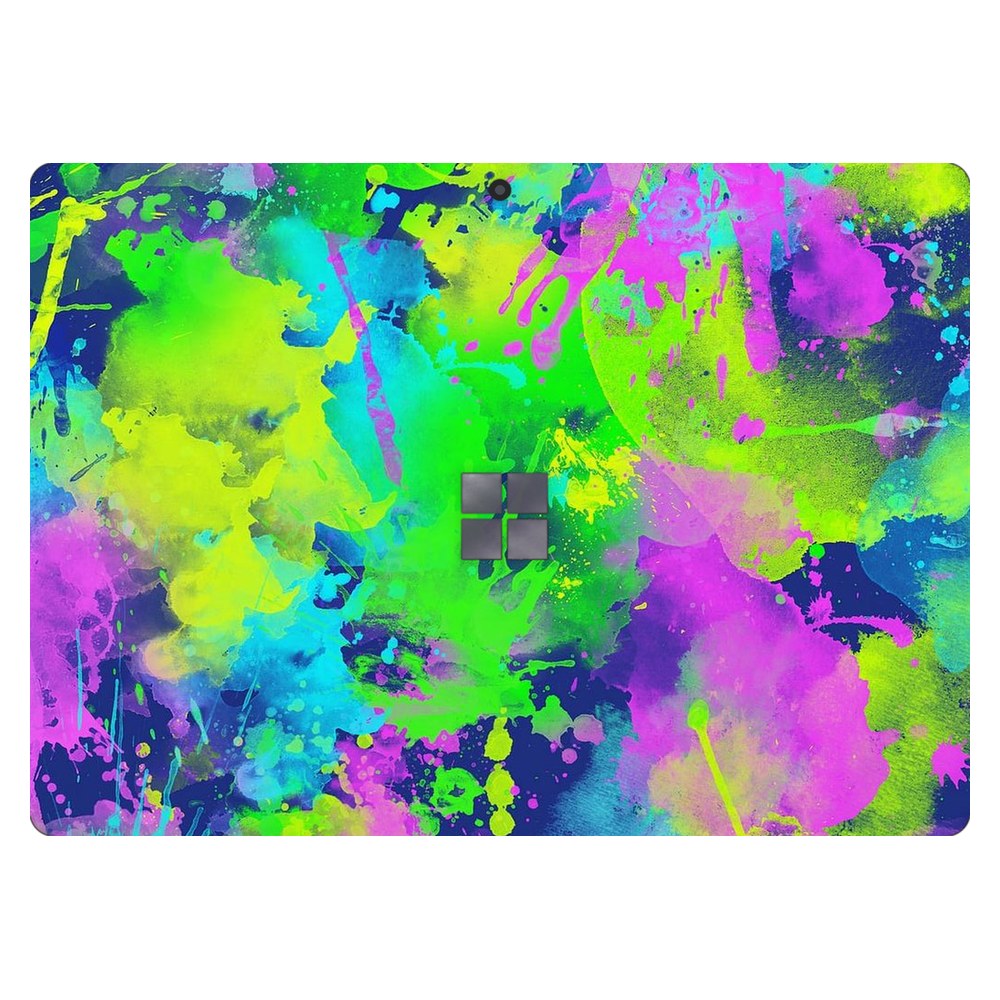 Microsoft Surface Pro 6 (Model 1796) laptop skin - Electric Artistic Backdrop