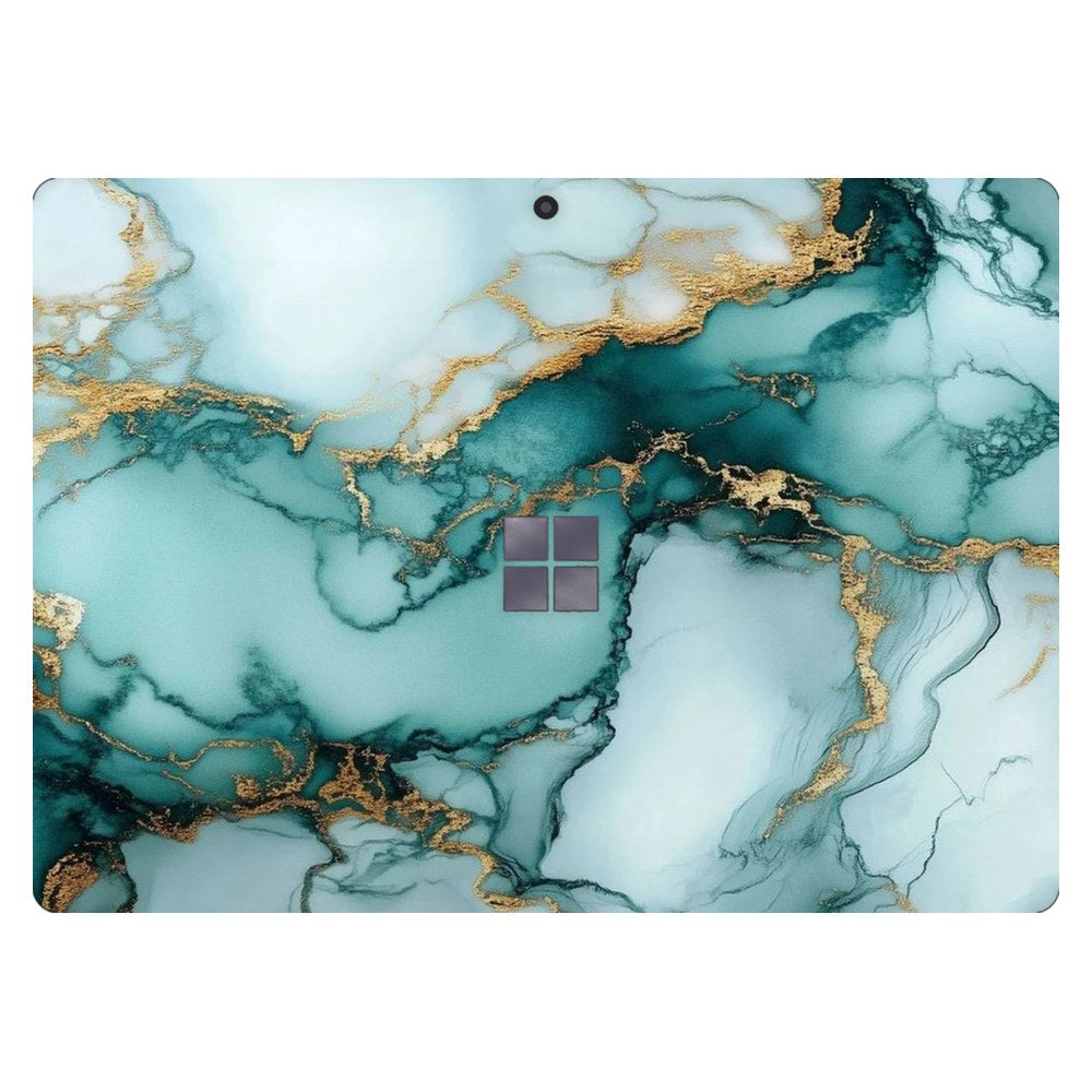 Microsoft Surface Pro 6 (Model 1796) laptop skin - Emerald Fluid Art